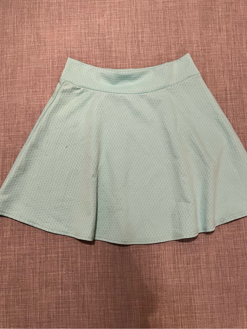 Charlotte Russe Turquoise Circle Skater Skirt size S